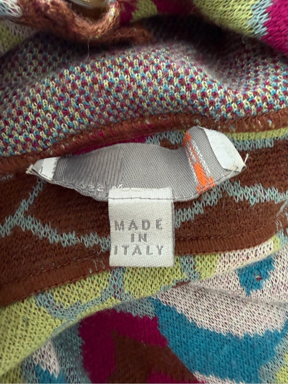 Missoni Multicolor Floral Wool Blend Knit Coat Size 4 Made in Italy 8794 - Picture 8 of 15